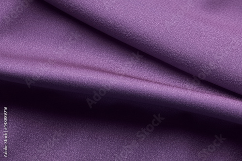 光沢のある紫色の布テクスチャ背景 