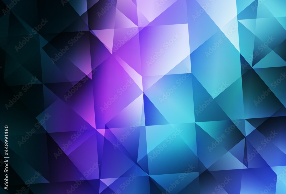 Dark Pink, Blue vector polygonal pattern. Dark Pink, Blue vector polygonal pattern.