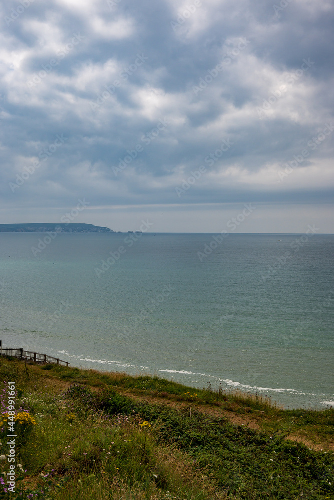 View to The Needles from Barton on Sea