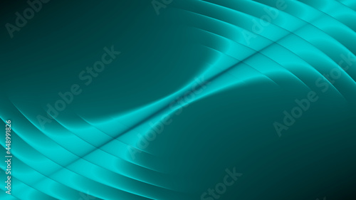 Abstrakter Hintergrund 4k grün türkis hell dunkel schwarz Wellen Linien