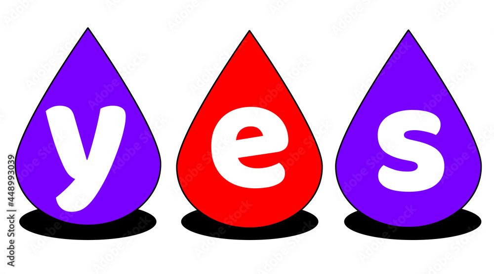 Yes word text,illustration speech bubble on white background. Design element for badge, sticker, mark, symbol, icon and card chat. Yes word text,illustration speech bubble on white background. Design element for badge, sticker, mark, symbol, icon and card chat.