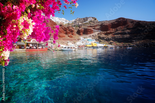 Amoudi bay  Santorini  Greece