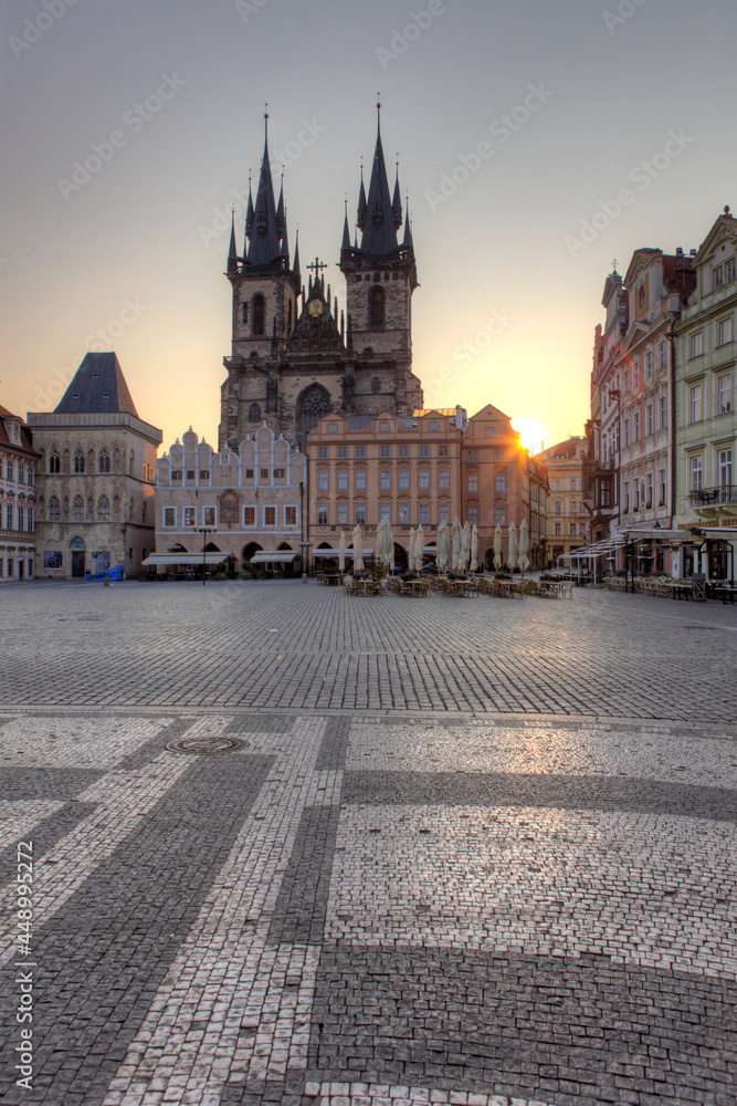 Church of Our Lady before Týn in the Old town (Stare Mesto), Prague, Czech Republic