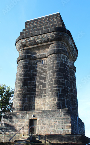 Bismarcksaule tower in Dresden, Germany photo