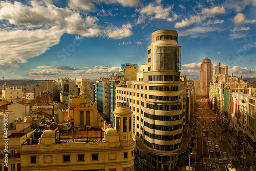 Capitol building, Gran via, Madrid