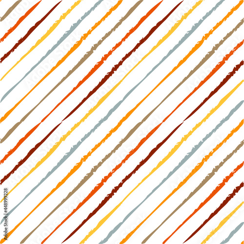Seamless vector pattern on the theme of Halloween, colored lines on a white background. Endless texture for wallpaper, flyers, covers, banners, fill pattern, web page, background, surface.