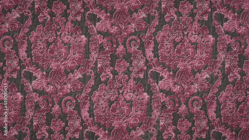 pink knitted fabric 
