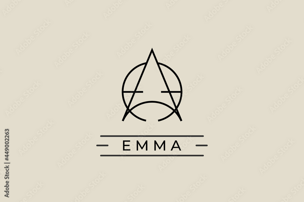 monoline signature logo design name emma. usable logo design for private logo, business name card web icon, social media icon monoline signature logo design name emma. usable logo design for private logo, business name card web icon, social media icon