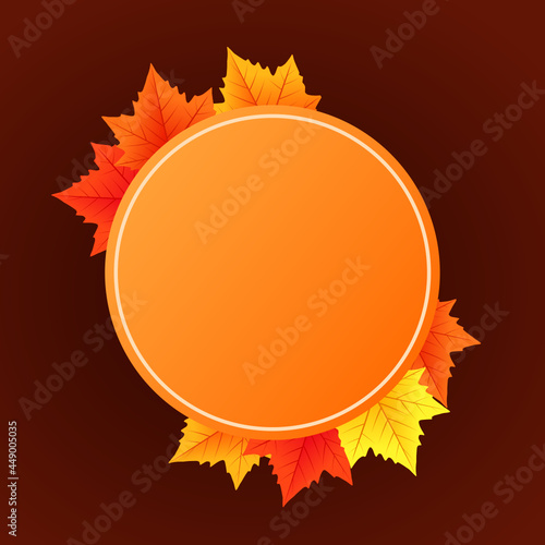 background design with autumn theme