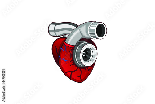heart turbo logo photo