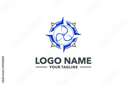ship propeller logo 