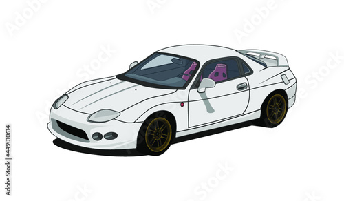 car sport illustration