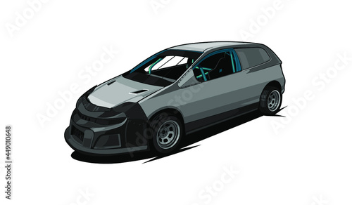 car sport illustration