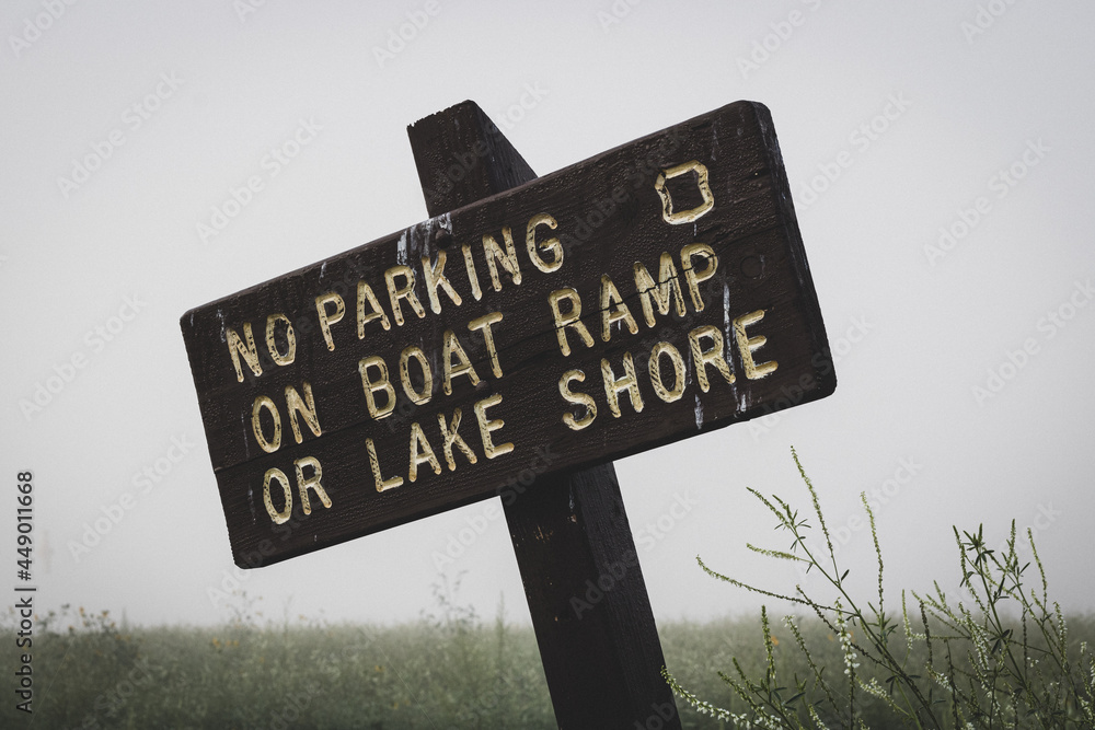 Lake sign