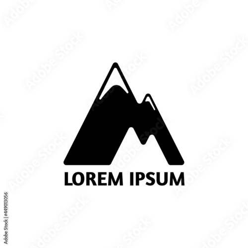 mountain logo design