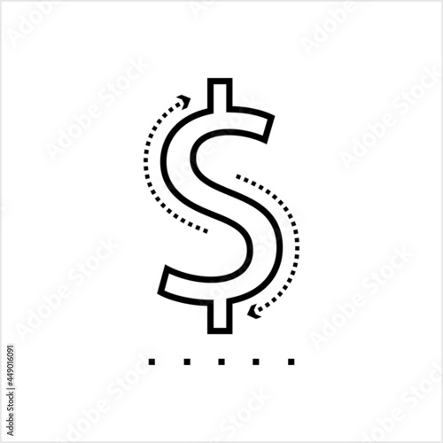 Money Back Dollar Icon Design