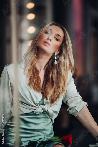 gorgeous woman with long hair posing to the camera Free Download gorgeous woman with long hair posing to the camera - GFXLoad