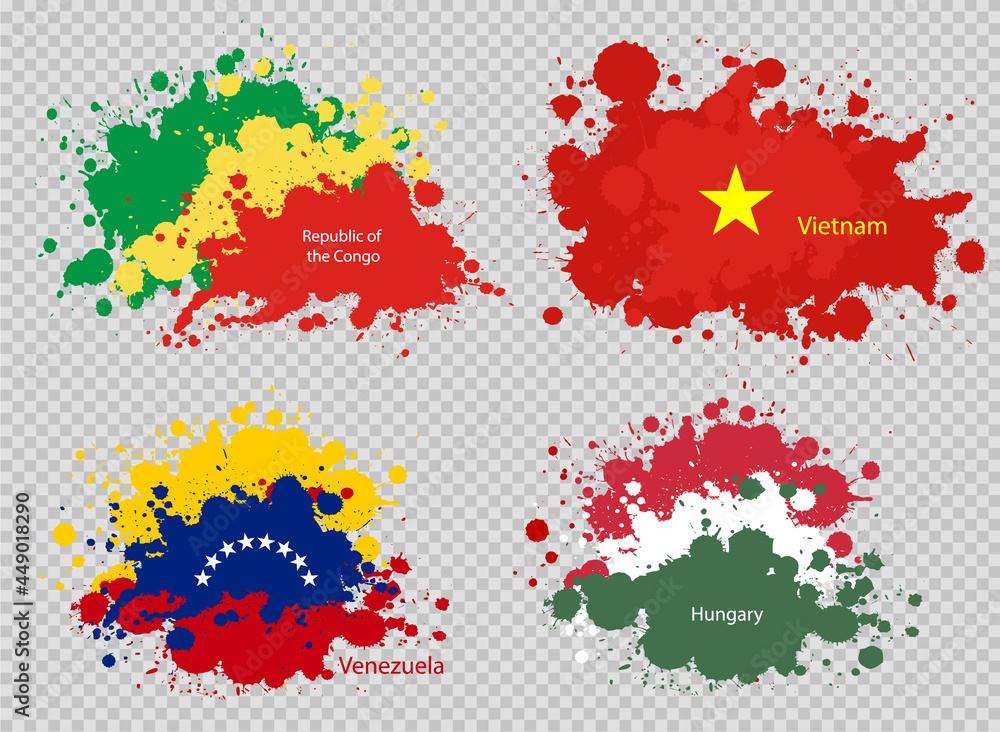 paint spot of flag en transparent background paint spot of flag en transparent background