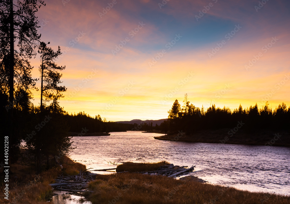 Pastel Hues over the Madison River