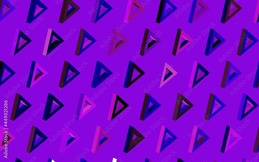 Dark Purple, Pink vector background with polygonal style. Dark Purple, Pink vector background with polygonal style.
