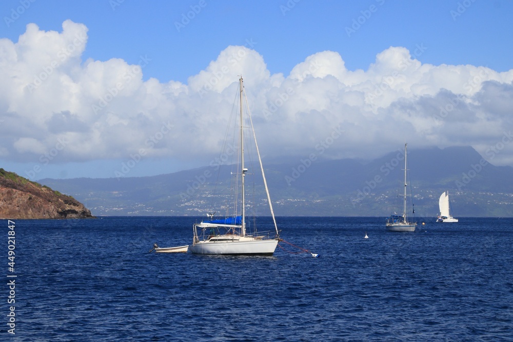 Sailing in Les Saintes, Guadeloupe