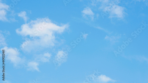 blue sky with clouds