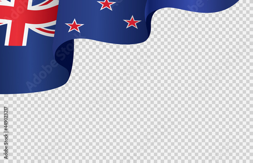 Waving flag of New Zealand isolated  on png or transparent  background,Symbol of New Zealand,template for banner,card,advertising ,promote, vector illustration top gold medal sport winner country