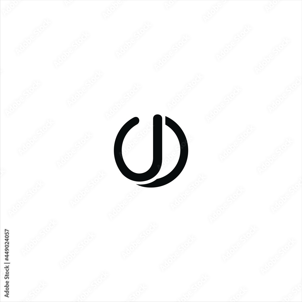 initial j oj letter logo inside icon initial j oj letter logo inside icon