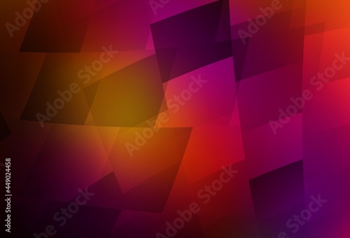 Dark Pink, Red vector pattern in square style.