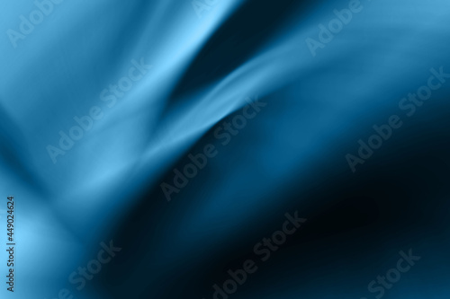 Blurred abstract gradient wave blue background