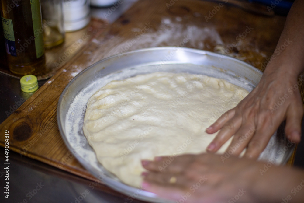 hands mixing dough hands mixing dough