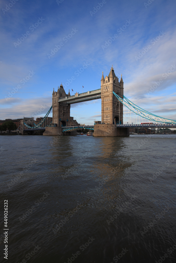 Tower bridge at sunset, London, UK