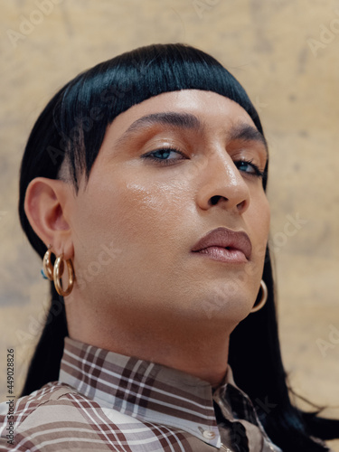 portrait of a non-binary person
