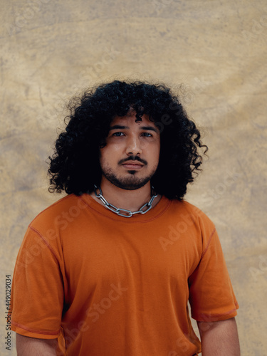 Portrait with Latinx man 