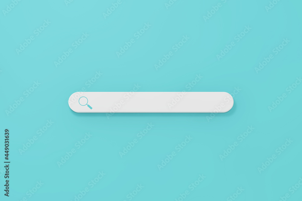 Internet Search Bar Icon. 3d Rendering Internet Search Bar Icon. 3d Rendering