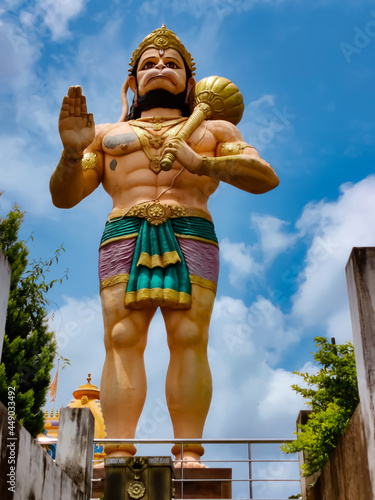 Photography KasaraBeautiful Giant statue of Hindu Lord God Hanuman located in Kerala
