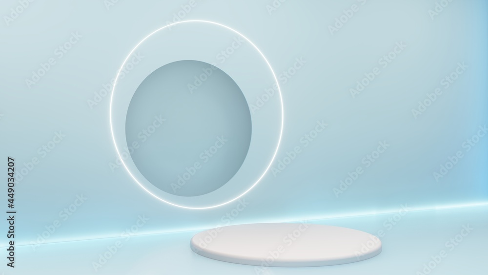 Mock up podium for product presentation, 3d render, 3d illustration. Mock up podium for product presentation, 3d render, 3d illustration.
