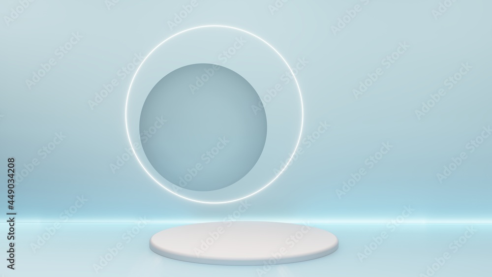 Mock up podium for product presentation, 3d render, 3d illustration. Mock up podium for product presentation, 3d render, 3d illustration.