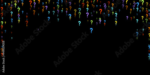 Question marks Quiz, doubt poll query public poll.