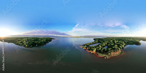 360 aerial pano Thunderbird Lake