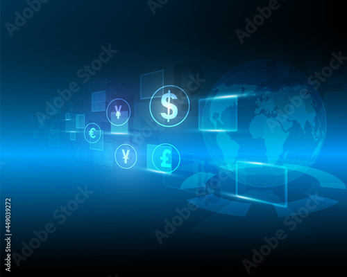 Currency money transfer and global