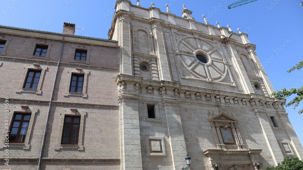 the facade of the church of Granada