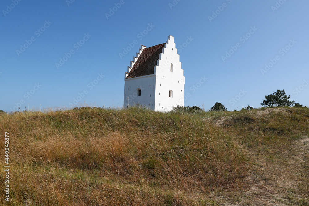 Den Tilsandede Kirke, Die versandete Kirche in Dänemark Den Tilsandede Kirke, Die versandete Kirche in Dänemark