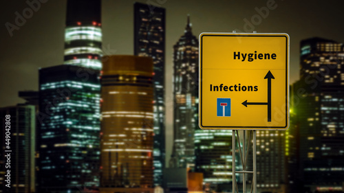 Street Sign to Hygiene versus Infections