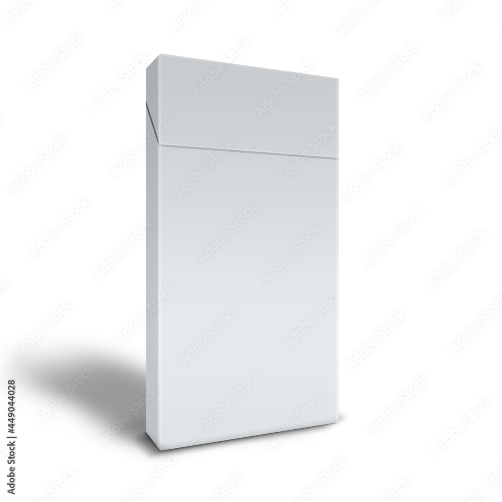 mock up white a pack of cigarettes isolated on white mock up white a pack of cigarettes isolated on white