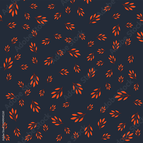 Autumn wallpaper, textile, decoration, texture, forest, print, pattern © 1emonkey