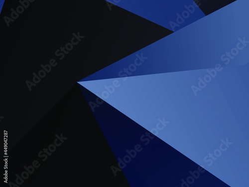 Polygonal geometric background. Dark blue colour, Vector illustration