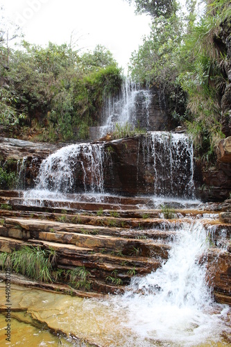 Waterfall in the city of Capitólio MG - Brazil