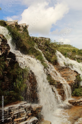 Waterfall in the city of Capitólio MG - Brazil