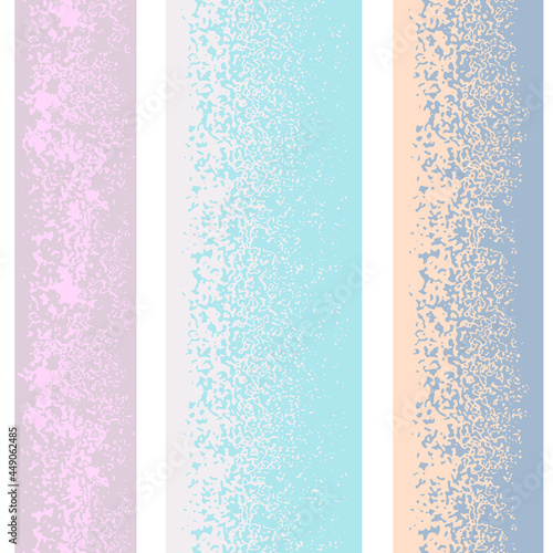 Seamless abstract border . Trendy graphic design. Vector set, pastel background.